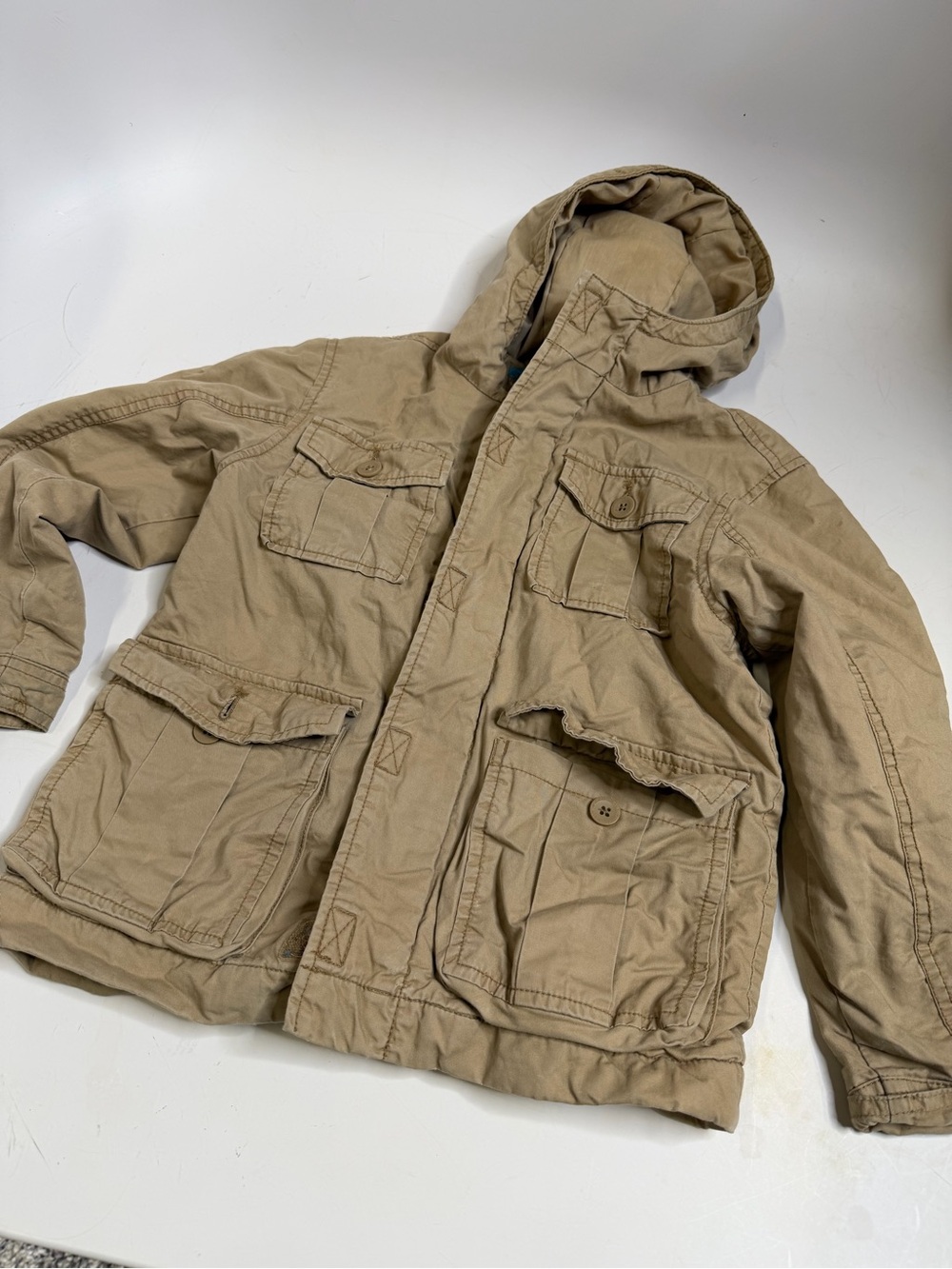 Old Navy Hooded Field Jacket - Tan